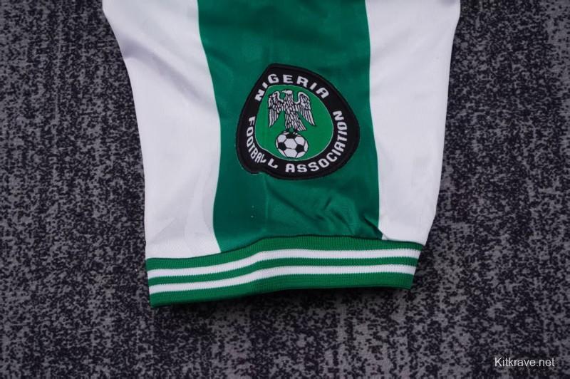 Retro Kids 1996  Nigeria Away White Jersey