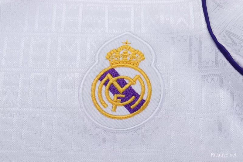 Retro 88/90 Real Madrid Home Jersey