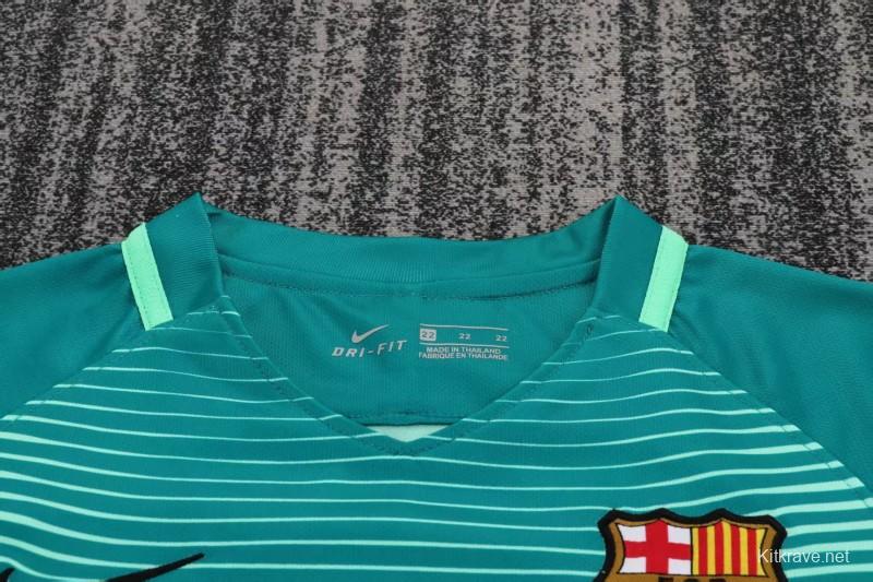 Retro Kids 16/17 Barcelona Third Away Jersey