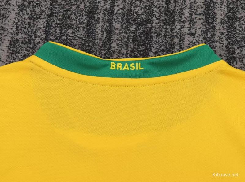 Retro Kids 2006 Brazil Home Jersey