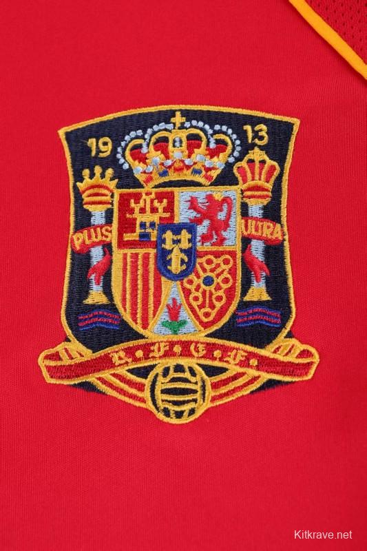 Retro Kids 2008 Spain Home Jersey