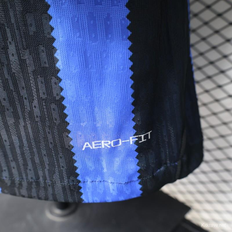Player Version 26/27 Inter Milan Home Black & Blue  Stripe Jersey