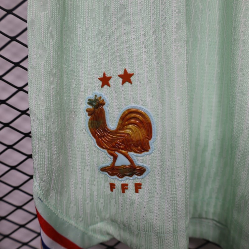 Player Version 2026 France Mint Green Away Shorts