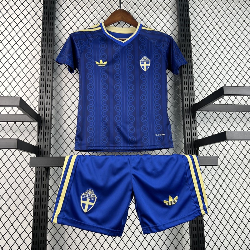 2026 Kids Sweden World Cup Away Kit