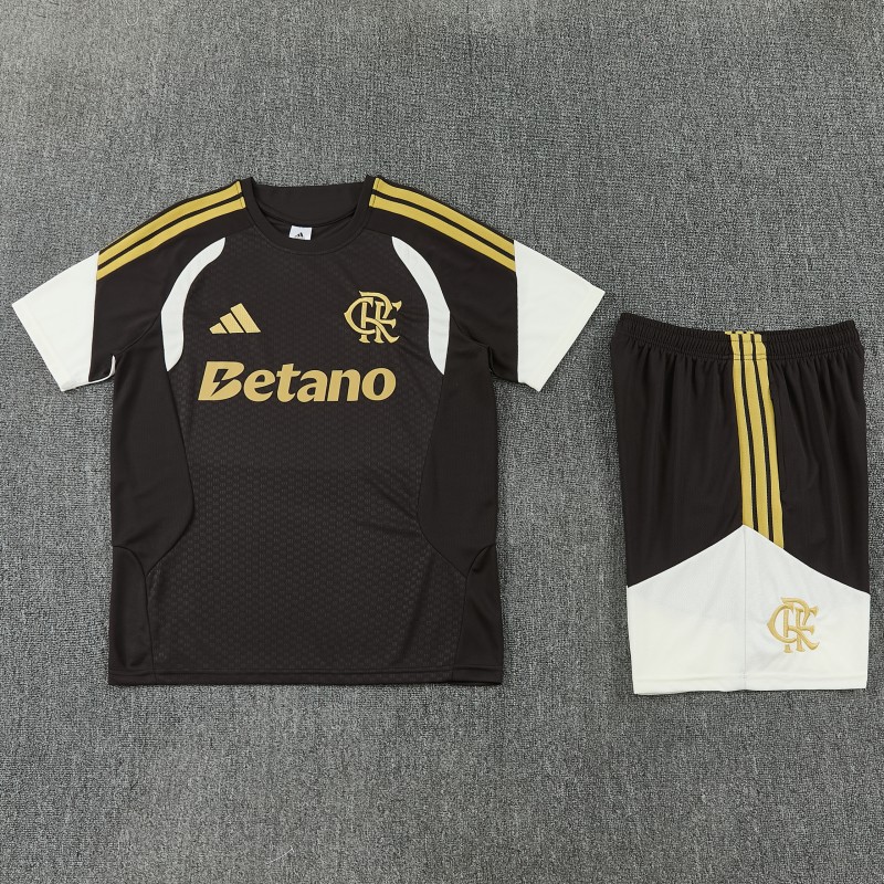26/27 Flamengo Black Short Sleeve+Soccer Shorts
