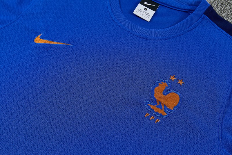 26/27 France Blue Short Sleeve+Soccer Shorts