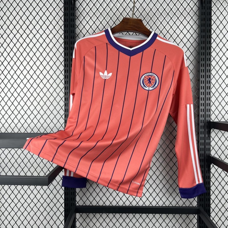 2026 Mens Scotland World Cup Away Long Sleeve Jersey
