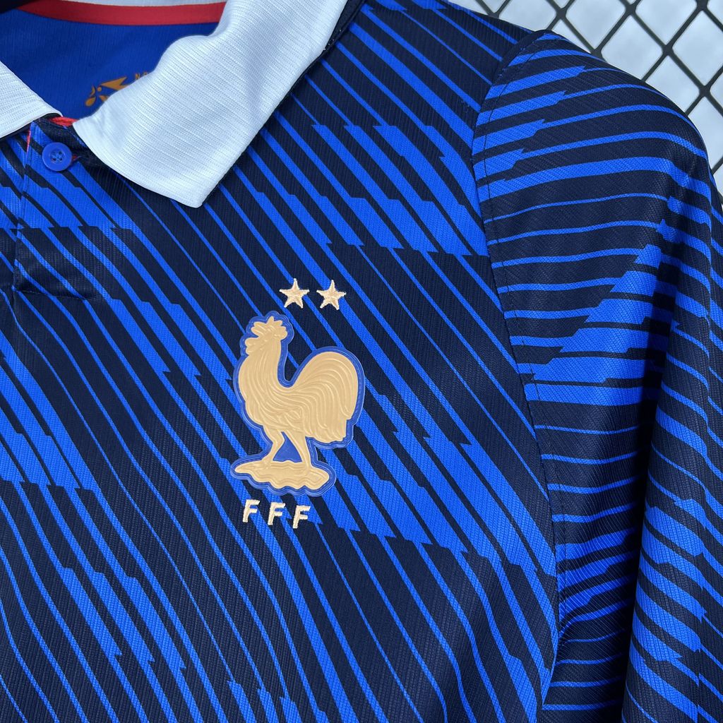2026 Mens France World Cup Home Long Sleeve Jersey