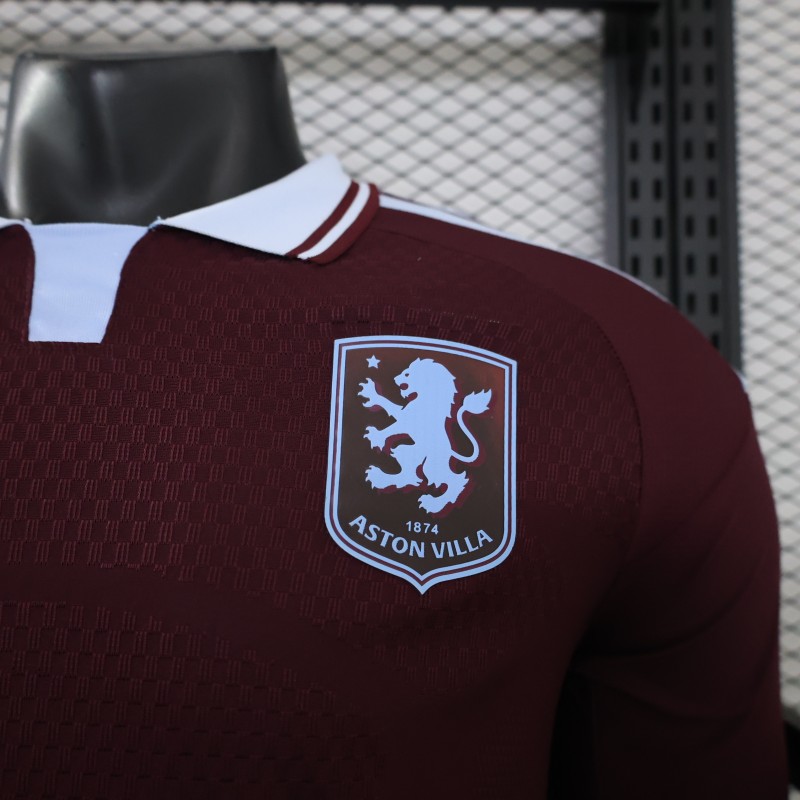 Player Version 26/27 Aston Villa Home Long Sleeve Jersey