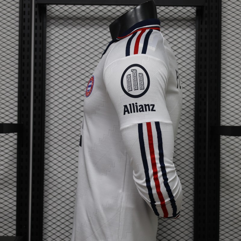 Player Version 26/27 Bayern Munich Away White Long Sleeve Jersey
