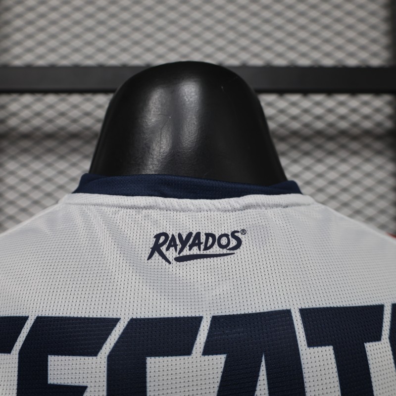 Player Version 26/27 Monterrey Away White Navy Jersey