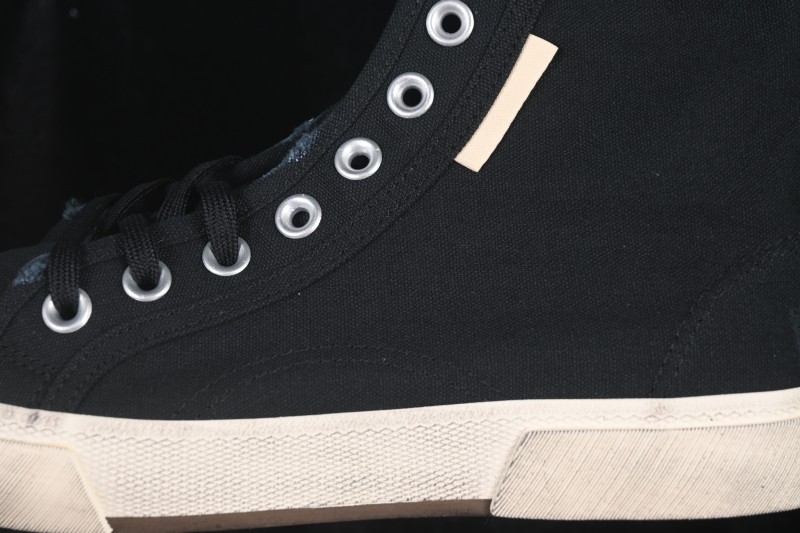 Balenciaga Paris Low Top Distressed Lace-Up High-Top Fashion Sneakers - W3RC11090