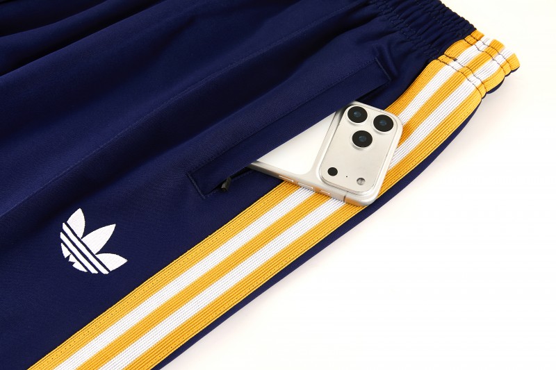 26/27 Real Madrid Navy Full Zipper Jacket Tracksuit + Long Pants