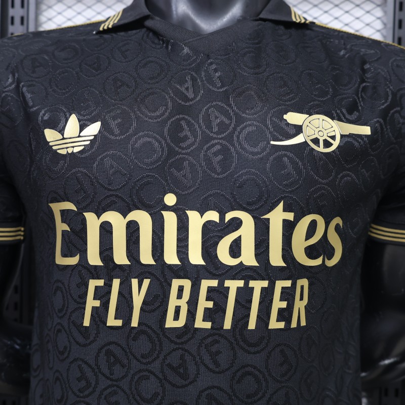 Player Version 26/27 Arsenal FC Special Edition Black Gold Jersey