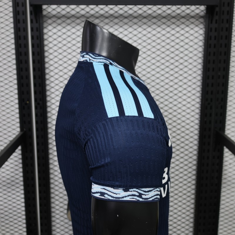 Player Version 26/27 Paris FC Home Navy Blue Jersey