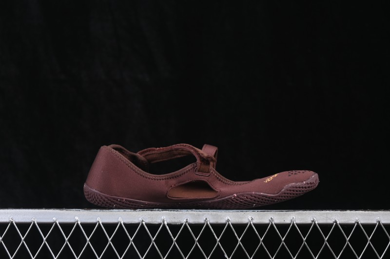 Vibram V-Soul Women's Barefoot Ballet Fitness Shoes for Gym Squat Support Quick-Dry - 26W7202 Brown