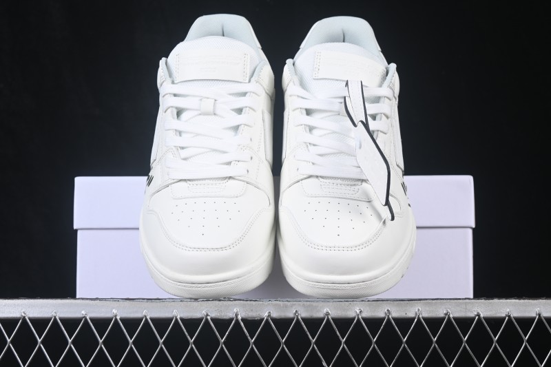 Off-White Out Of Office Low-Top Sneakers Classic White Black - WMD4
