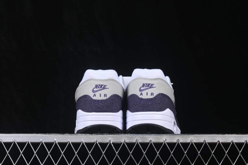 Nike Air Max 1 Retro Running Shoes with Half-Sole Air Cushion - 394505-100