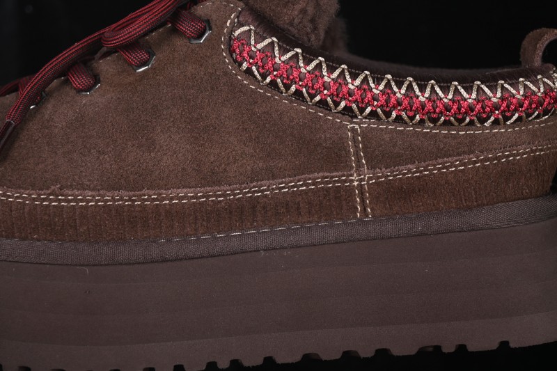 UGG Heritage Lace-Up Slipper Fashion Soft Comfortable Height Increasing Low-Top Casual Shoes - 1180361 BCDR