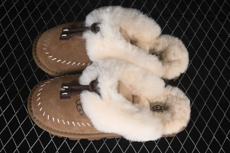 UGG Slipper Evolution Comfortable Flat Closed-Toe Slippers - 1180