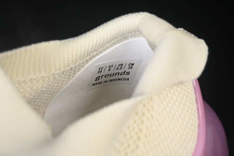 Grounds Moopie Fabric Round-Toe Bubble Platform Sneakers - CREAM