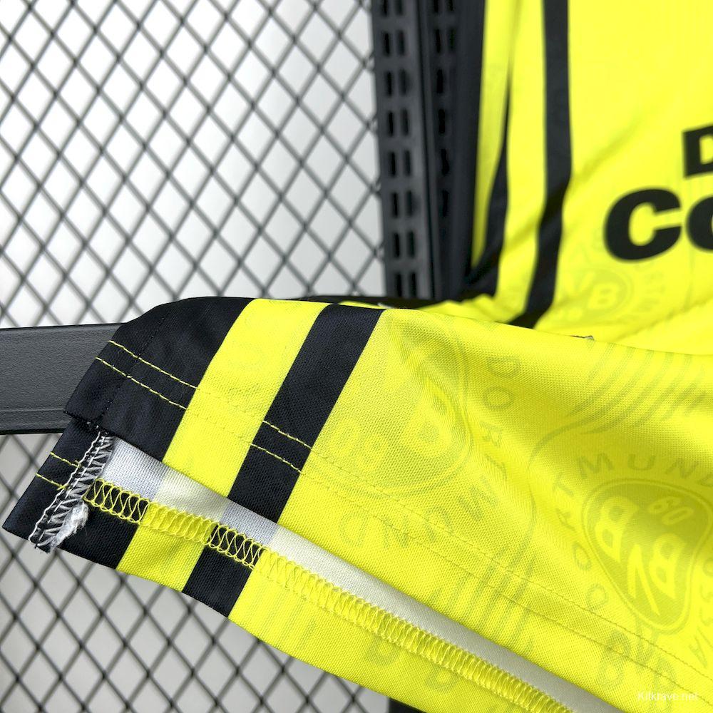 1996/97 Retro Borussia Dortmund Home Long Sleeves Jersey