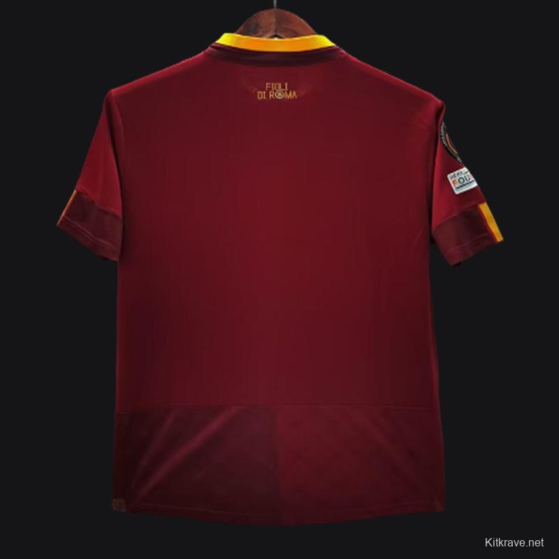 22/23 AS Roma Home Jersey Final Budapest Jersey  With Full Patches