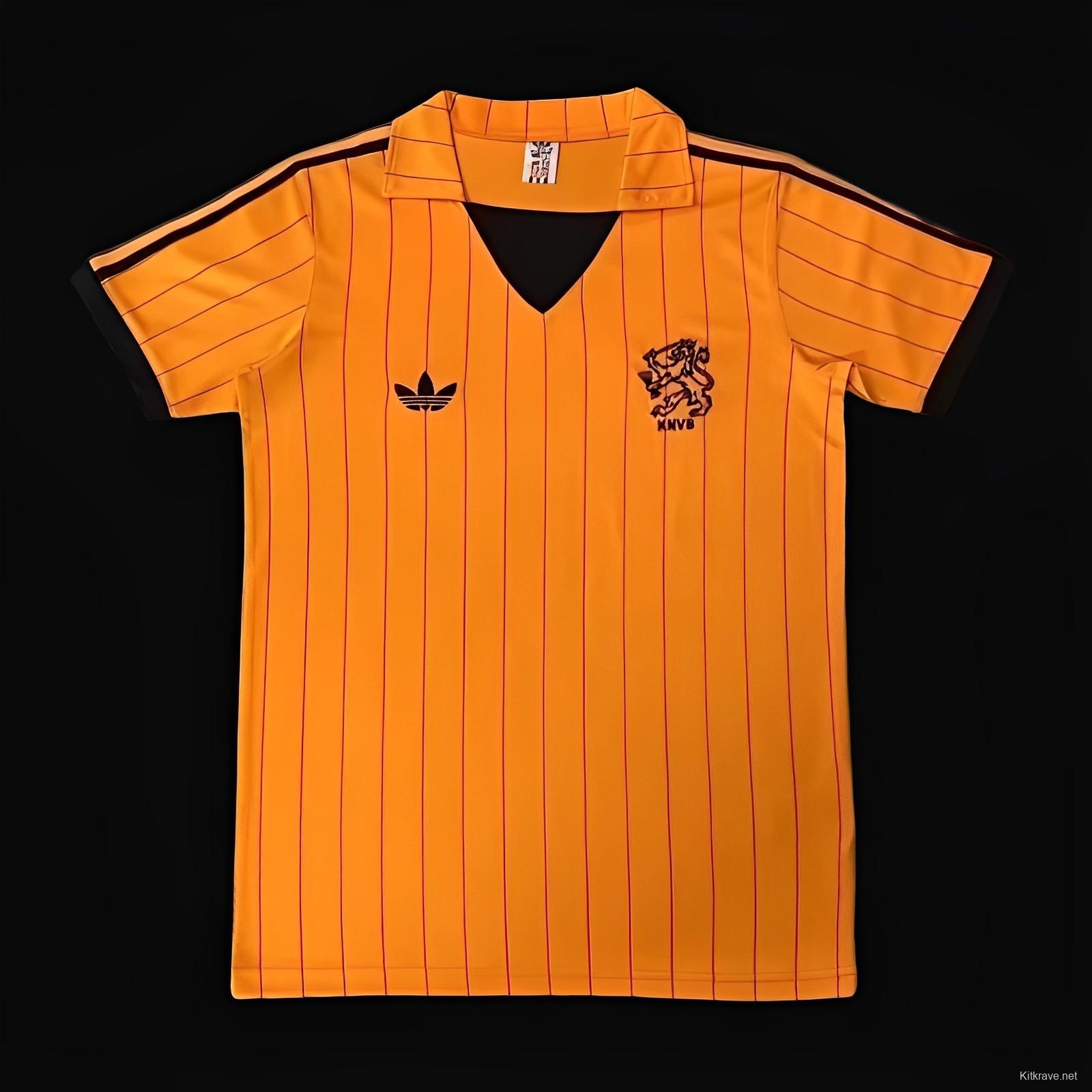 Retro 1983 Netherlands Home Jersey