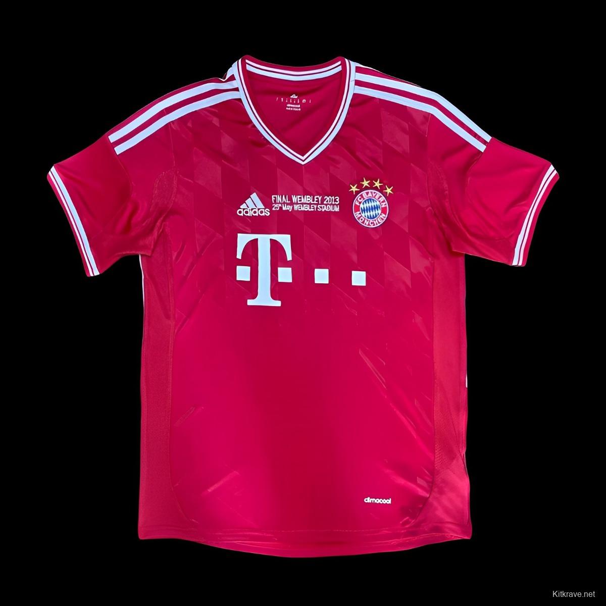 Retro 13/14 Bayern Munich Home Final Wembley Jersey