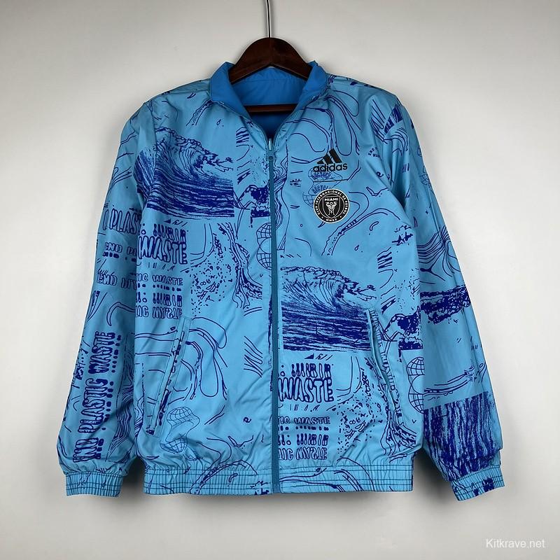 23/24 Inter Miami Blue Reversible Full Zipper Jacket