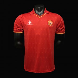 Retro 1988-91 Spain Home  Jersey