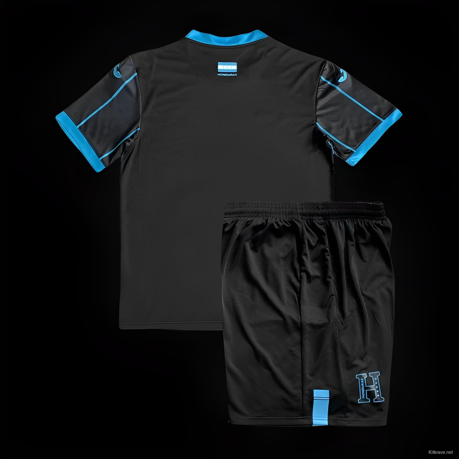 2023 Kids Honduras Away Black Jersey