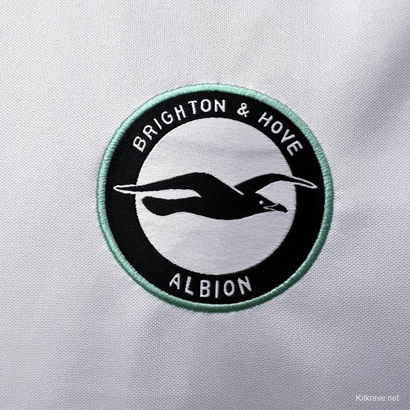 23/24 Brighton Europa League Version White Jersey