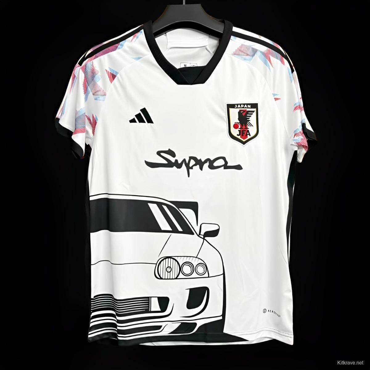 2022 Japan Away White Supra Car Jersey