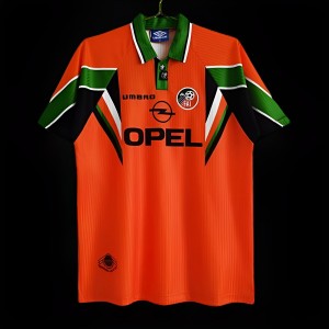 Retro 1997 Ireland Away Orange Jersey