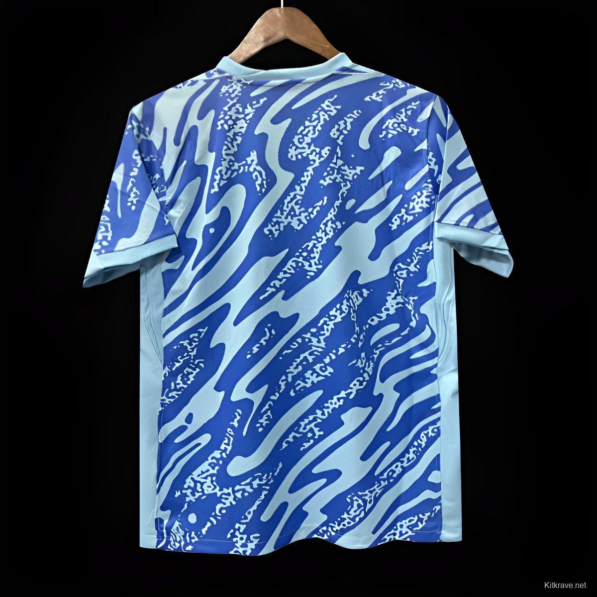 2024 Portugal Blue Pre-Match Jersey