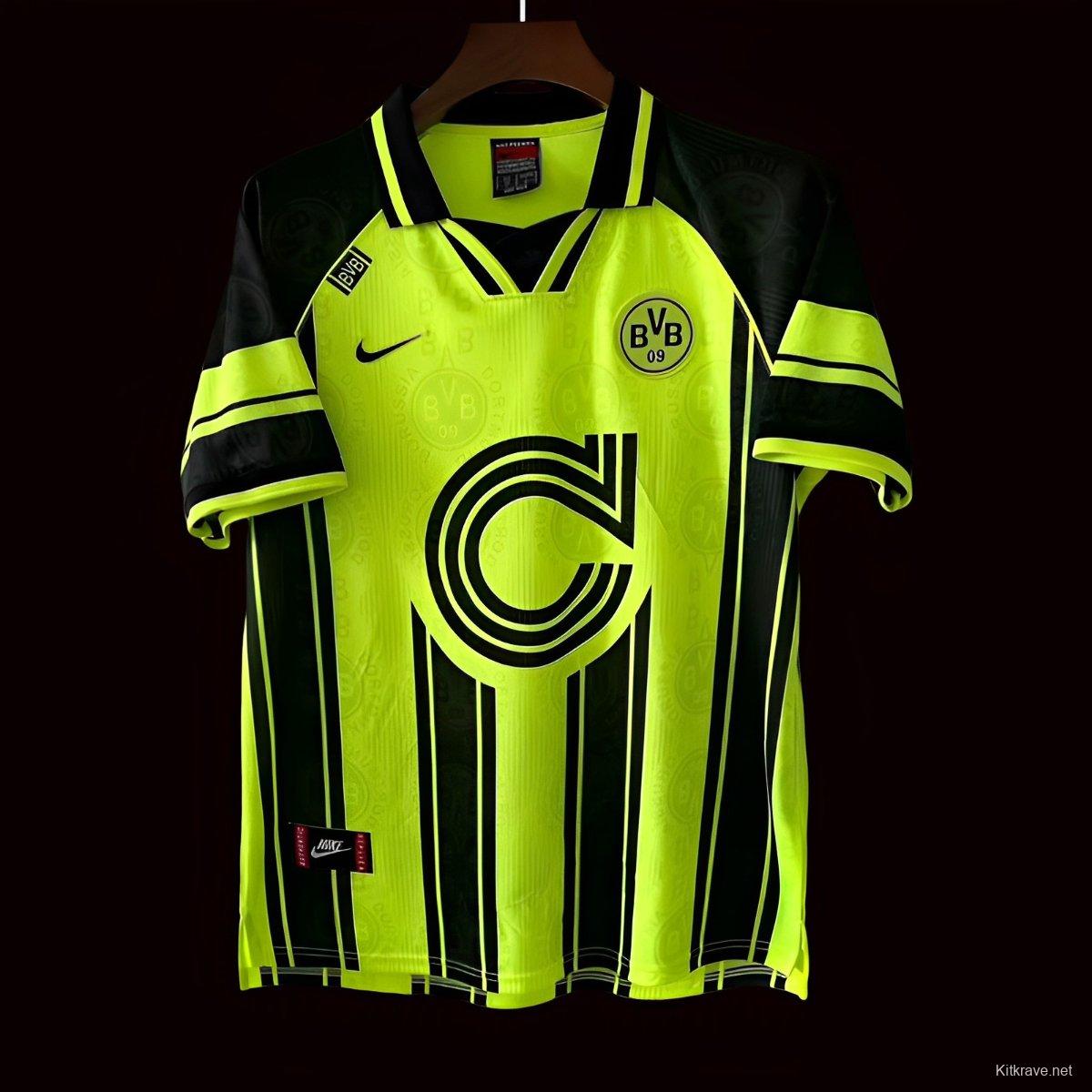 Retro 96/97 Borussia Dortmund CL Home Jersey