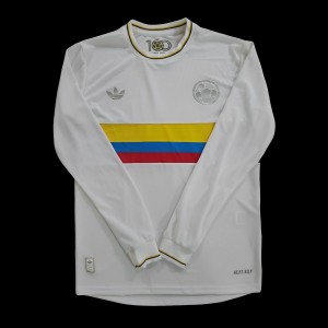 2024 Colombia White 100Th Anniversary Long Sleeve Jersey