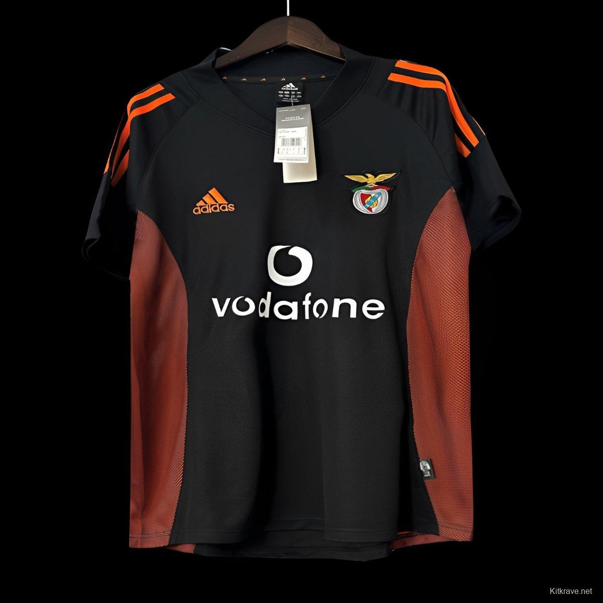 Retro 02/03 Benfica Away Black Jersey