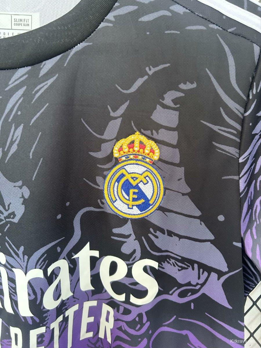 25/26 Real Madrid "Obsidian Dragon" Special Purple Jersey