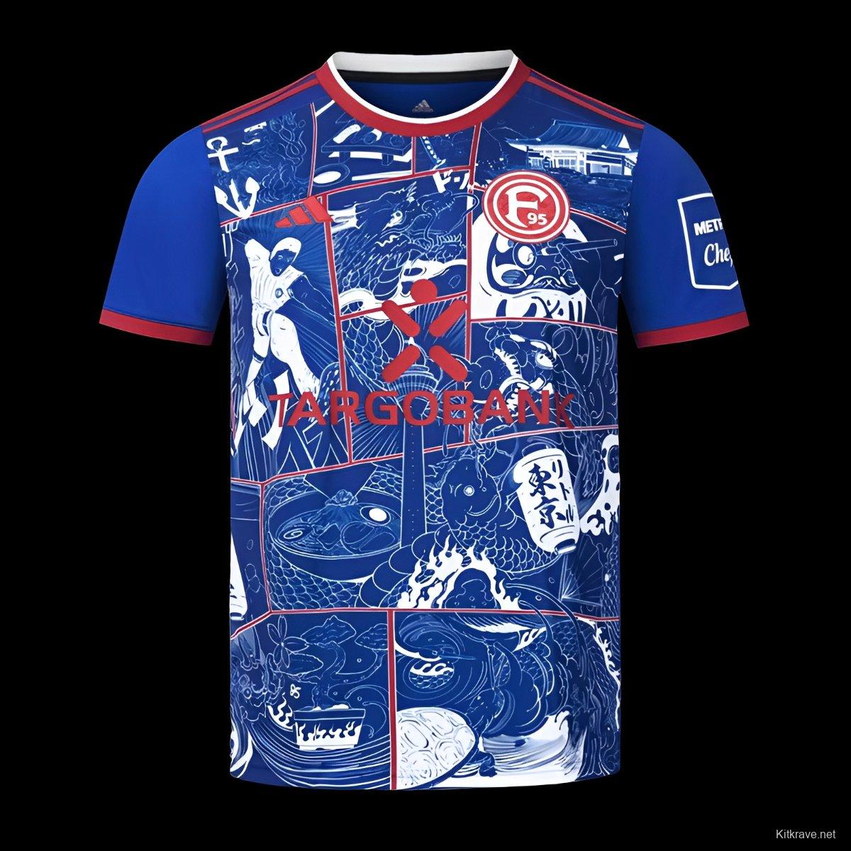 24/25 Fortuna Düsseldorf Daruma Blue Jersey
