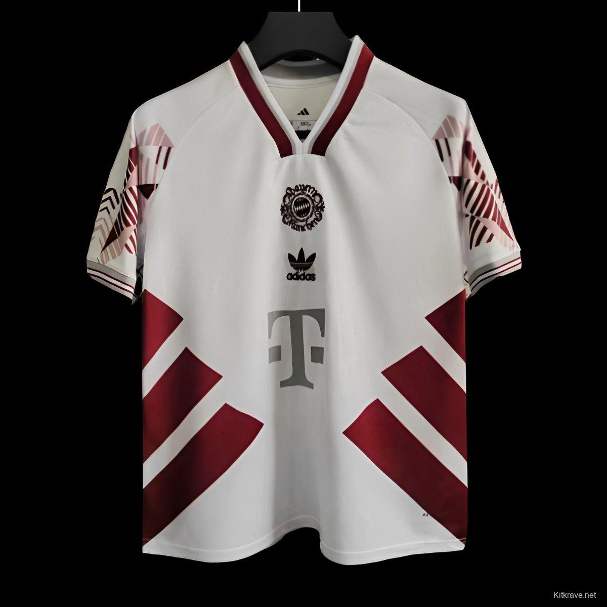 25/26 Bayern Munich WHITE Pre-Match Jersey