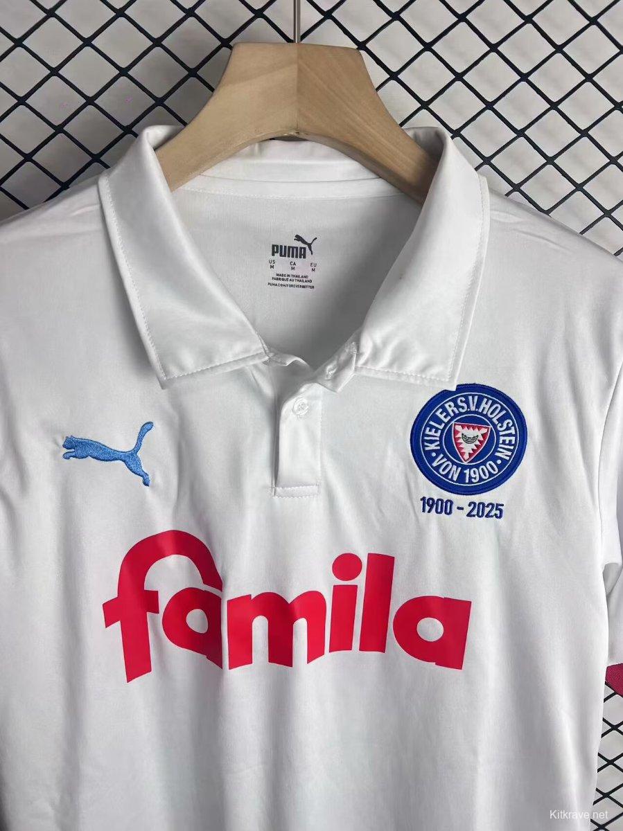 24/25 Holstein Kiel 125Th Anniversary WHITE Jersey
