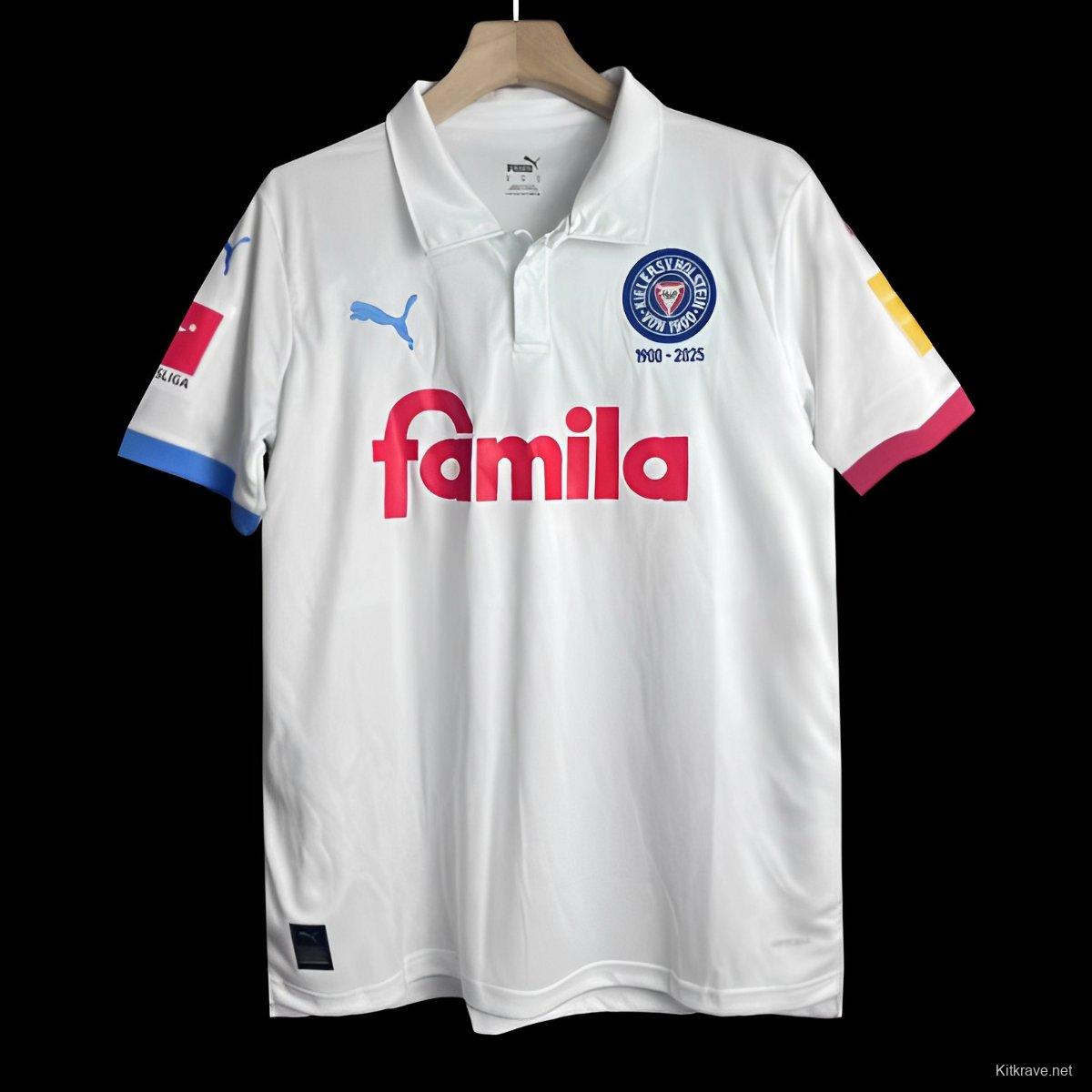 24/25 Holstein Kiel 125Th Anniversary WHITE Jersey
