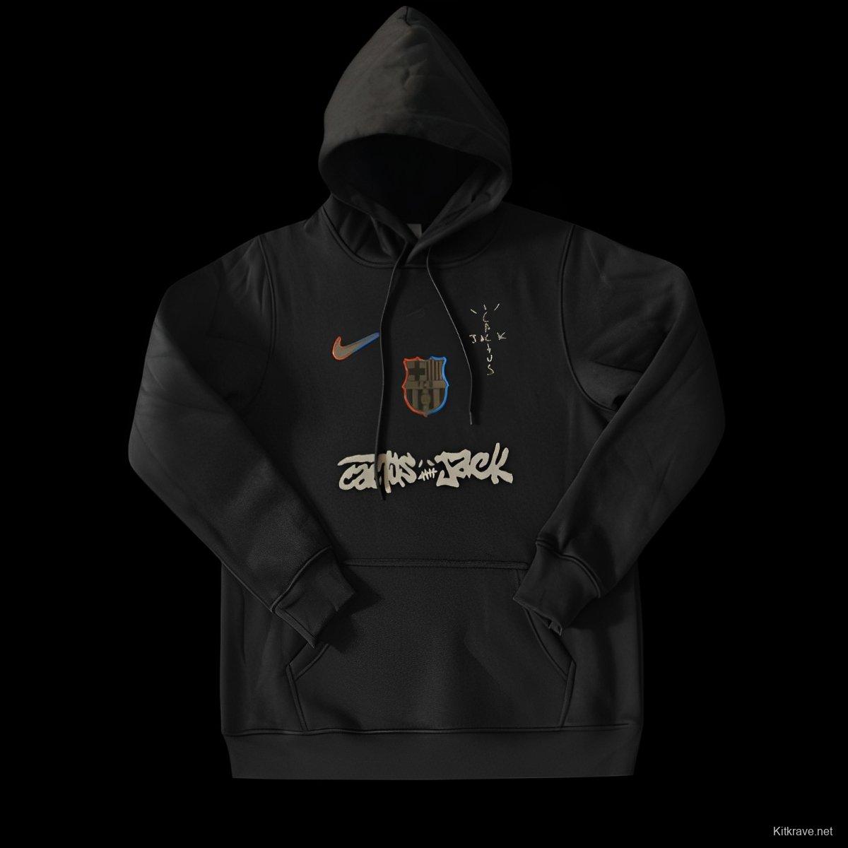 25/26 Barcelona Black Cactus Jack Hoodie -7 Colors