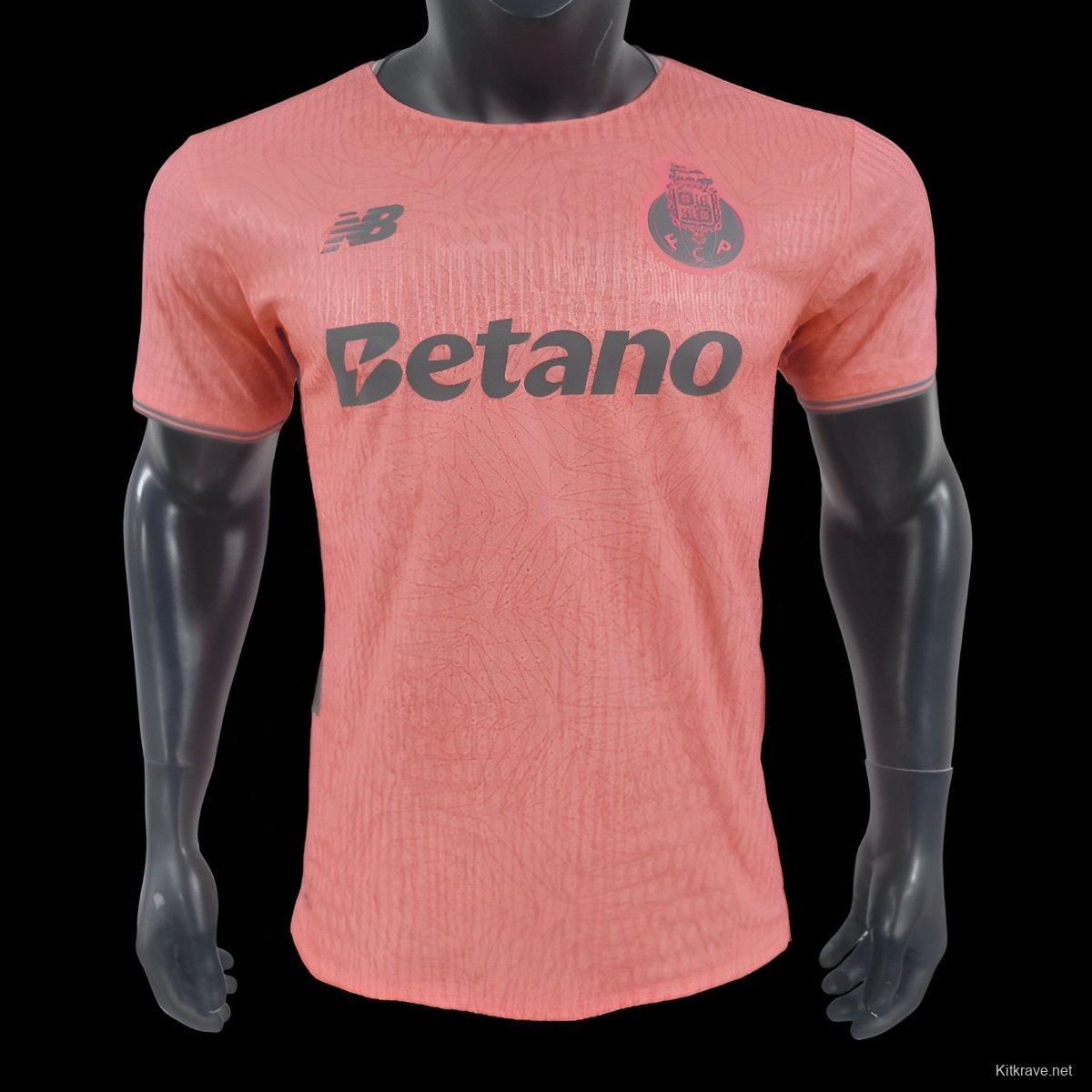 Player Version 25/26 Porto Away Pink Jersey