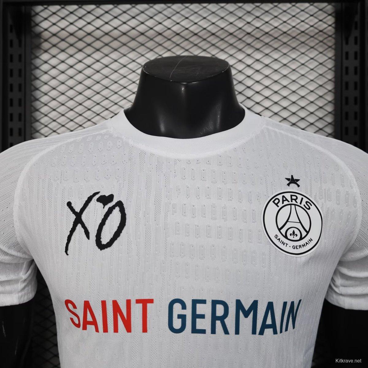Player Version 25/26 PSG x XO WHITE Pre-Match Jersey