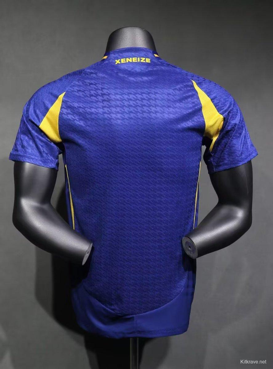 Player Version 25/26 Boca Juniors Blue/Yellow Special Jersey