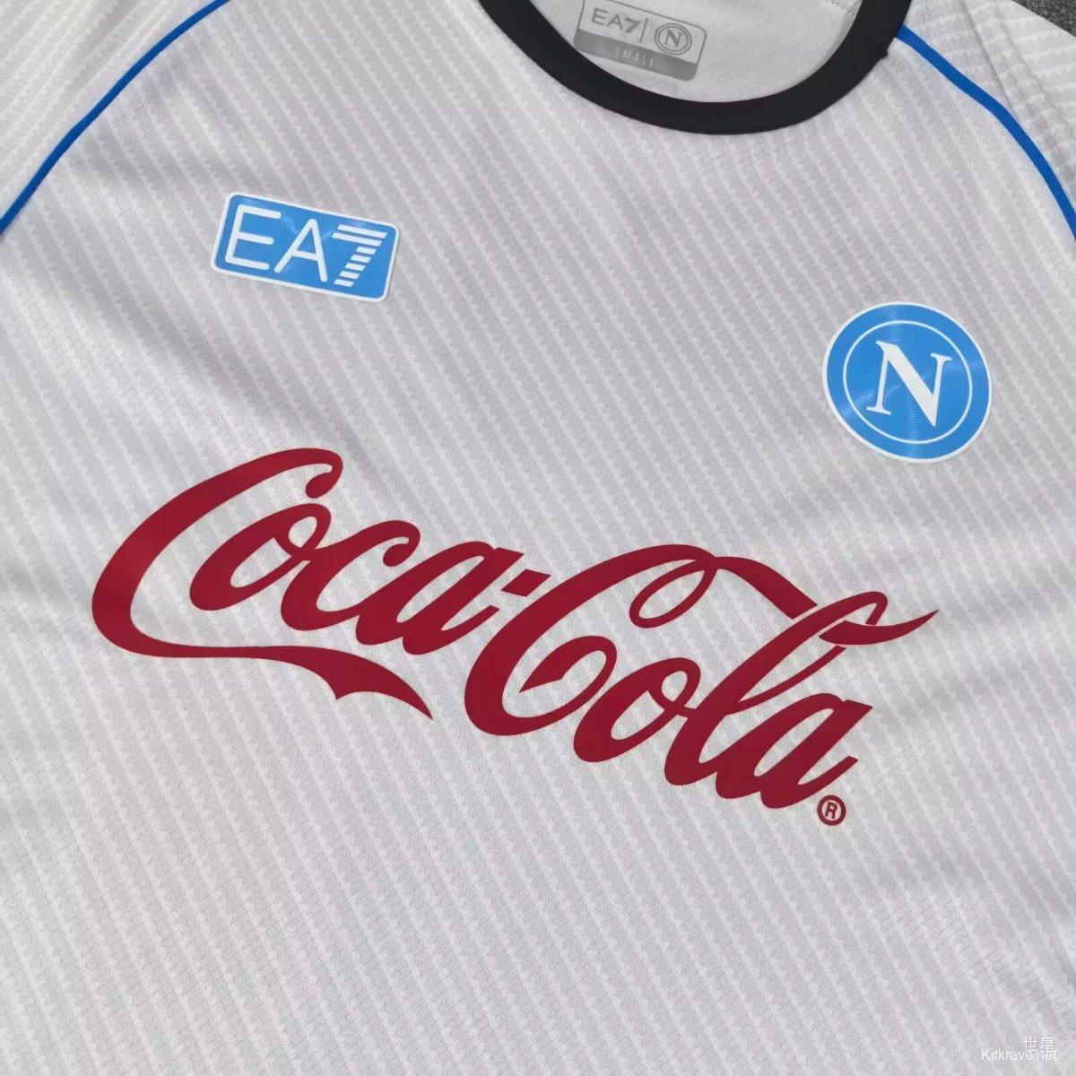 25/26 SSC Napoli White/Silver Training Jersey