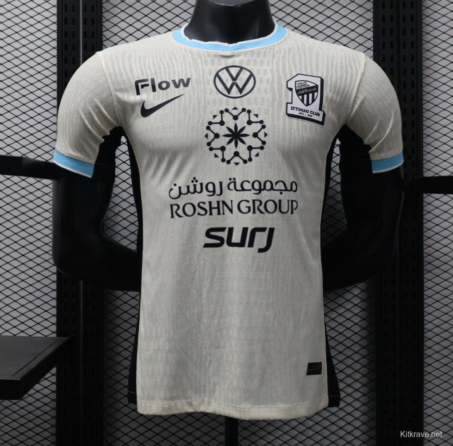Player Version 25/26 Al-Ittihad Away WHITE Jersey